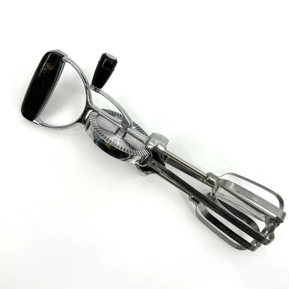 Ekco/Flint Manual Stainless Mixer Egg Beater Pancake Whisk Frother Tool